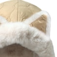 thumbnail image 2 of Warm and Women's Winter Hat with Cat Ear Design;Adjustable Trooper Aviator Earflap Cap for Men and Women;Trendy Outdoor Ski Hat with Faux Fur Lining;Cold Weather Protection Gift Idea with Animal Ears, 2 of 5