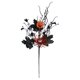 thumbnail image 1 of Decoraciones de Halloween: Hojas de arce, calabaza y ojo, hojas artificiales, ramo de hojas de arce otoñal para plantas artificiales, arreglos florales otoñales, decoración de Halloween., 1 of 6