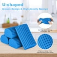 thumbnail image 2 of YFUIF 2-Pack Damp Clean Duster Sponge, Magic Eraser Sponge Baseboard Cleaner Tool, Dusters for Cleaning Blinds, Glass, Vents, Railings, Mirrors,Window Track Grooves and Faucets, 2 of 7