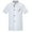 White, variant on Chef Top Unisex Pocket Lightweight Comfortable Short Sleeve Stand Collar Catering Breathable Easy to Wash Chef Shirt for Work,White,XL
