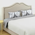 thumbnail image 5 of GZHJMY Eiffel Tower Satin Pillowcase, Soft Breathable Silk Pillow Case with Envelope Closure for Hair and Skin, King Size 40 x 20 Inch Home Decor, 5 of 7