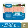 Honeysuckle White® 97% Fat Free Ground White Turkey Tray, 1.25 lbs