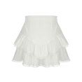 thumbnail image 4 of Jalioing Women's Shorts Summer Fashion Ruffle Waist Layered Shorts Loose Flowy Mini Skirts Tennis Golf Shorts, 4 of 7