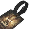 thumbnail image 3 of Hirioo Happy New Year 2025 for Luggage ID Tag with Adjustable Strap Travel Baggage Bag Tags Suitcase Identify Labels for Women Men, 3 of 7