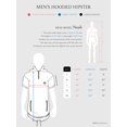 thumbnail image 7 of Ma Croix Mens Hoodie Hipster Curved Hem Zip Up Pockets T Shirt, 7 of 7
