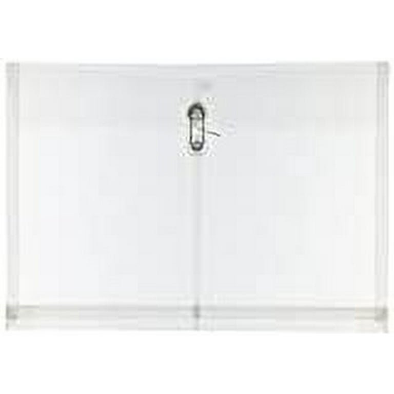 Poly String and Button Envelope, String/Button Closure, 8.5 x 14, Clear, 3/Pack Poly String and Button Envelope, String/Button Closure, 8.5 x 14, Clear, 3/Pack