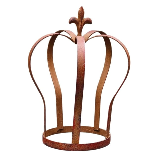 Enrejado de jardín para plantas en maceta, de corona de hierro, celosía de flores, decoración de jardín al libre para jardinería, plantas