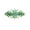 Green, variant on Faship Gorgeous Clear Crystal Floral Hair Barrette
