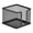 Black, variant on Sticky Note Holder,Index Card Box,Note Flash Card Organizer Case,3"x 3" Index Cards File Box,Notecard Box Plastic Storage Organizer for Filling Carts,Notes,Flashcards,Recipes (Not Include Cards)