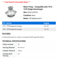 thumbnail image 2 of Water Pump - Compatible with 1974 - 1978 Dodge Ramcharger 1975 1976 1977, 2 of 2