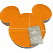 Disney Dishwasher Safe Mickey Tableware Plates, (Set of 4)
