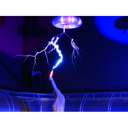 - Canvas Print Flash Experiment Tesla Coil High Voltage Stretched Canvas 10 x 14
