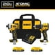 thumbnail image 5 of Kit combinado de taladro/destornillador sin escobillas DEWALT Atomic de 20 V como máximo, con impacto, 5 of 8