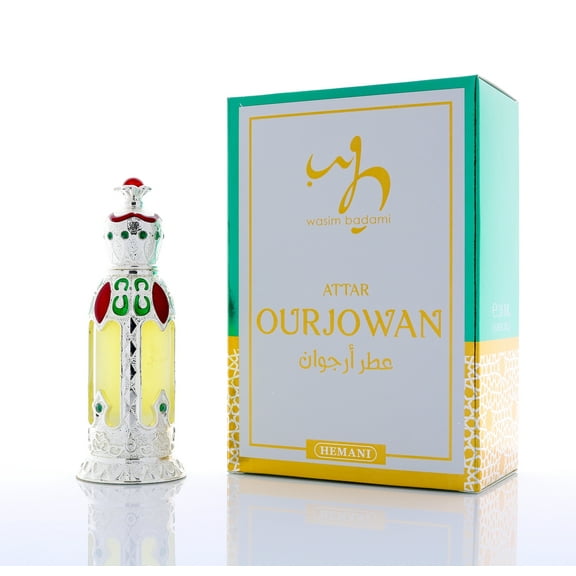WB by HEMANI Attar Ourjowan Parfum 20mL (0.7 fl oz) - 100% Halal Essential Oil Based Perfume