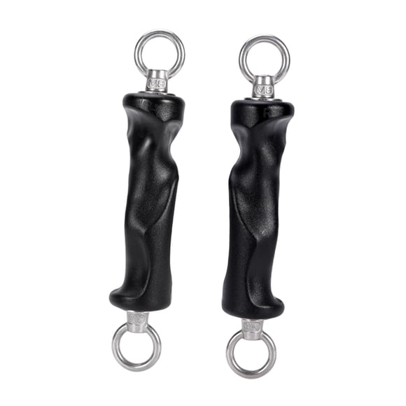 Empuñaduras de dominadas de 2 piezas, asas de entrenamiento, asas para polea de cable, polea de jalón Anillos dobles