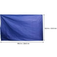 thumbnail image 3 of 1 Pce Housse de Canopy Imperméable Tissu Argenté Pare-Soleil Installations de Loisirs Extérieures Auvent Housse de Protection Multi-Usage pour Extérieur (Bleu), 3 of 8