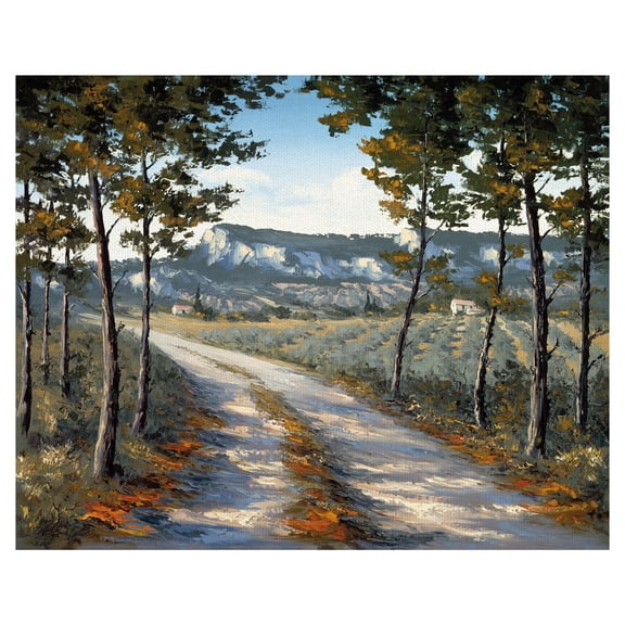 Masterpiece Art Gallery Farmhouse Nature Path IV By Raymond Gizzi Canvas Art Print 22" x 28"