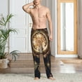 thumbnail image 2 of Logiee Dreamcatcher With Mandala Print Pajama Pants for Men,Men’s Pajama Bottoms,Mens PJ Pants with Pockets & Button Fly-XX-Large, 2 of 6