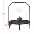 thumbnail image 6 of Triple Tree Foldable Mini Trampoline Fitness Rebounder, Multicolor, 40", 6 of 7