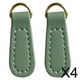 thumbnail image 1 of Tiradores de cremallera,Tiradores de cremallera de cuero PU de repuesto para carteras,mochilas de equipaje Tirador de cremallera Pestaña para tirar de cremallera,Tirador de cremallera, 1 of 8