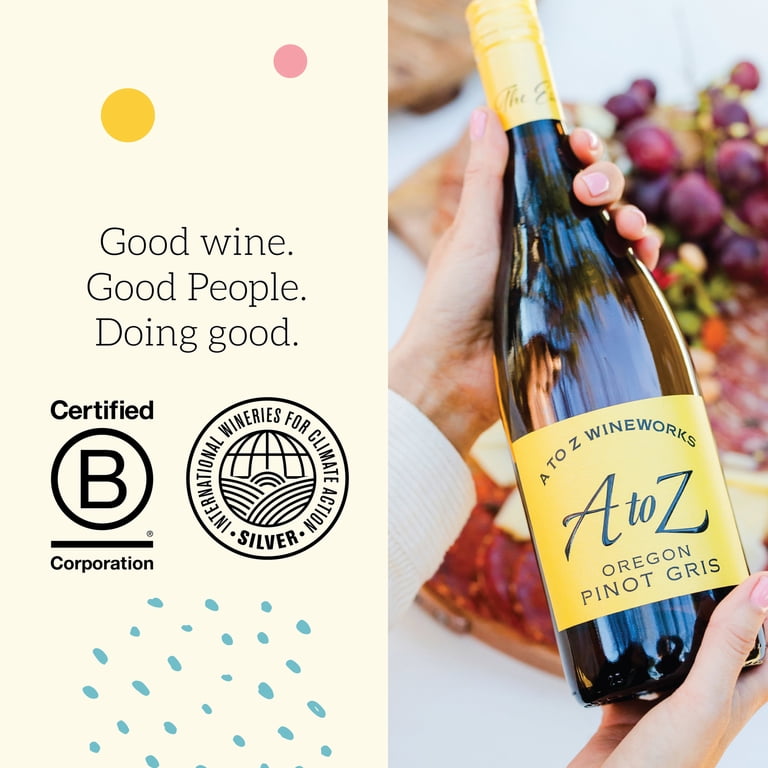 A to Z Wineworks, White Wine, 750 ml, Oregon Pinot Gris - Walmart.com