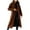 Brown, variant on BEFOKA Women's Long Trench Coat Windproof Classic Lapel Slim Overcoat with Belt Cardigan Sweaters for Women 2025 Cardigan Long Sleeve Kimonoes Open Front Fall Outfits Fashion Clothes