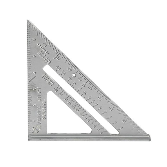 Bpyeka Carpenter's Ruler 90 Degree 45 Degree Carpenter's Measuring Ruler Board,Tools,Household Essentials