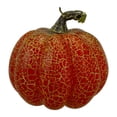 thumbnail image 2 of Lot de 3 Citrouilles de Récolte Artificielles Orange 4", 2 of 2