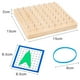 thumbnail image 2 of Geoplano de Madera con Gomas y Tarjetas 8*8, 2 of 7
