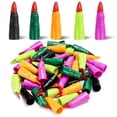 thumbnail image 3 of 50 punteros de dedo para niños leyendo dedos de bruja multicolor, cubiertas de uñas para niños de in, 3 of 9