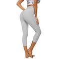 thumbnail image 3 of LAVA Women High Waist Scrunch Workout Leggings Tummy Control Butt Lifting Yoga Booty Pants (Gray, S), 3 of 8