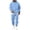 Sky Blue, variant on Streetwear Men Basic Tracksuit Plain Oversized Hoodie & Simple Cuffed Joggers Pants Workout Running Travel Office Casual 2 Piece Set Beige L