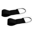 thumbnail image 1 of 2x 2 piezas de material acero inoxidable 316 " de de cinturón negro para buceo con esnórquel pesca Sharpla Anillo D de buceo, 1 of 8