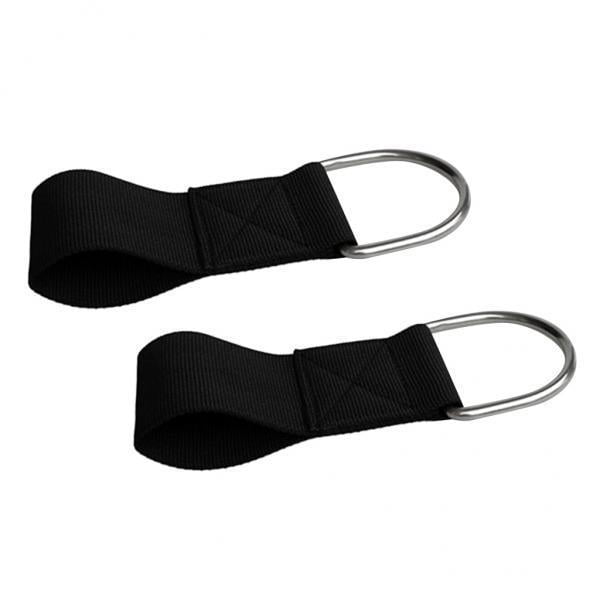 2x 2 piezas de material acero inoxidable 316 " de de cinturón negro para buceo con esnórquel pesca Sharpla Anillo D de buceo