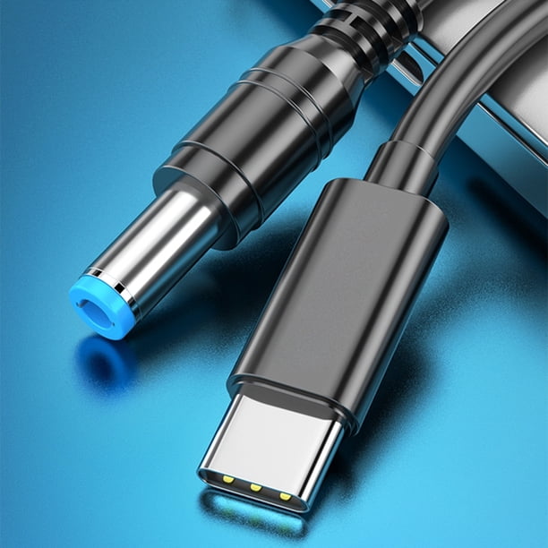 PD2.0 3.0 PD100W Tipo-C a DC5525 Cable de cargador macho para enrutador inalámbrico (15V)