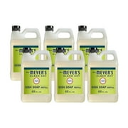 Mrs. Meyer's Liquid Dish Soap Refill, Lemon Verbena, 48 OZ (Pack of 6)