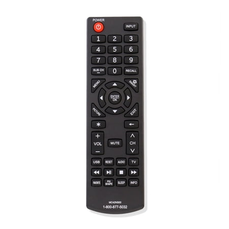 MC42NS00 LCD LED HDTV Replace Remote For Sanyo DP24E14 DP39D14 FVD3924 FVD5044