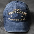 thumbnail image 3 of Tong Versatile Washed Dad Hat With Faux Embroidery Baseball Cap, 3 of 4