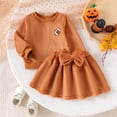thumbnail image 2 of NIEWTR Toddler Baby Girl 2 Piece Outfit Set Long Sleeve Sweatshirt Tops Casual Pants Spring Fall Clothes Fall Winter Set Toddler Girl Outfit For 1t 2t 3t 4t 5t 6t,12-18 Months, 2 of 5