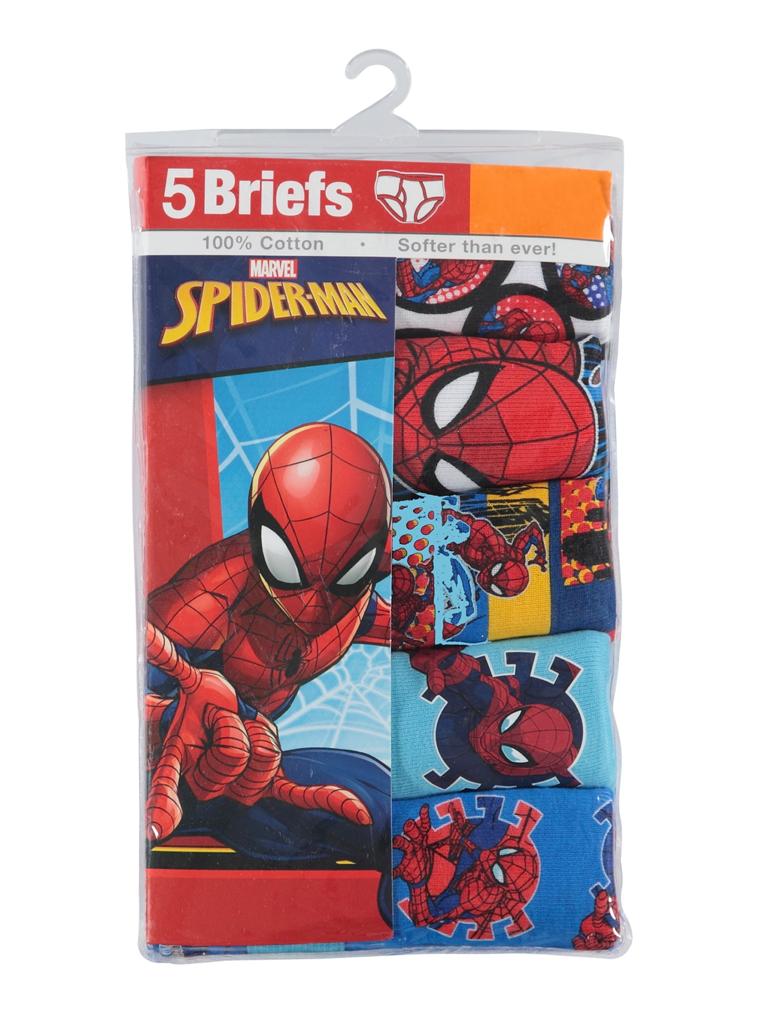 Marvel Boys Spiderman 5 Pack Boxer Brief