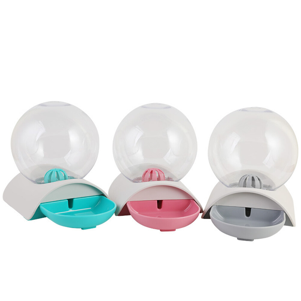 PBPBOX Durable Pink Automatic Water Dispenser for Pets Smooth Surface Water Bowl