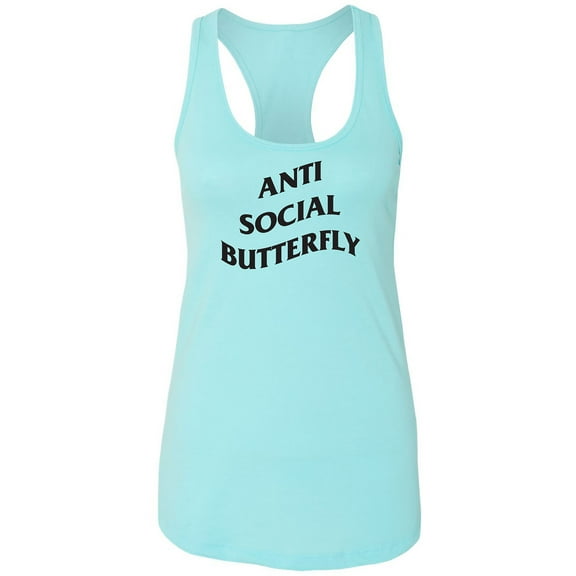 Anti Social Butterfly Racerback Tank
