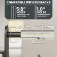 thumbnail image 4 of Synergee Landmine Attachment for 2x3 Power and Squat Racks. Fits Racks with 1" and 5/8" Holes. Rotational Landmine Trainer for Presses, Rows & Core Training. Works with 1" & 2" Barbells., 4 of 6