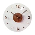 thumbnail image 1 of Reloj de pared Creatividad Regalo de inauguración de la casa Decoración del hogar Decoración colgante para Número 4 marrón, 1 of 9