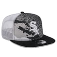 thumbnail image 3 of Men's New Era Black Chicago White Sox Court Sport 9FIFTY Snapback Hat, 3 of 6
