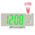 thumbnail image 2 of Reloj Despertador Digital con Espejo LED Sunnimix Modo de Atenuación Automática Snooze Proyección, 2 of 8