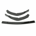 thumbnail image 4 of Front Bumper Lip Splitter Trim Spoiler Diffuser Body Kit Compatible with 2018 2019 2020 Toyota Camry SE/XSE Gloss Black (Set of 3 Pcs), 4 of 12