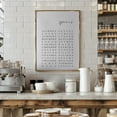 thumbnail image 2 of List of spices Framed Art Modern Wall Decor, 2 of 15