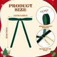 thumbnail image 2 of 24 Pcs Green Velvet Bows for Christmas Tree, Elegant Dark Green Velvet Christmas Ornaments, 5x7 Inch Pre-Tied Velvet Ribbon Bows for Wreaths, Gifts & Holiday Décor, Rustic Velvet Ornaments (3/8"), 2 of 14