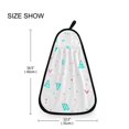 thumbnail image 6 of Hand Drawn Geometric Design Hanging Towel Hand Towel 16.53x12.20in Quick-Drying for Kitchen and Bathroom Use, 6 of 6